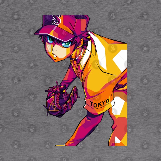 Sawamura Eijunn Diamond No ace by Rekayasabumi